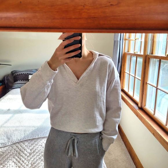 EUC Citizens of Humanity Rosalia Oversized Cotton Polo Pullover (Size XS) - Picture 2 of 5